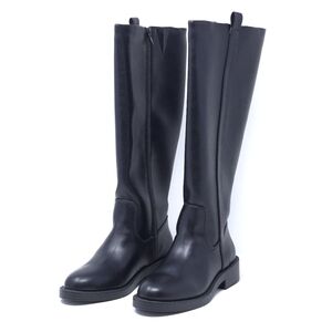 DV Dolce Vita Pennie Wide Calf Knee High Boots Black Faux Leather 5.5W